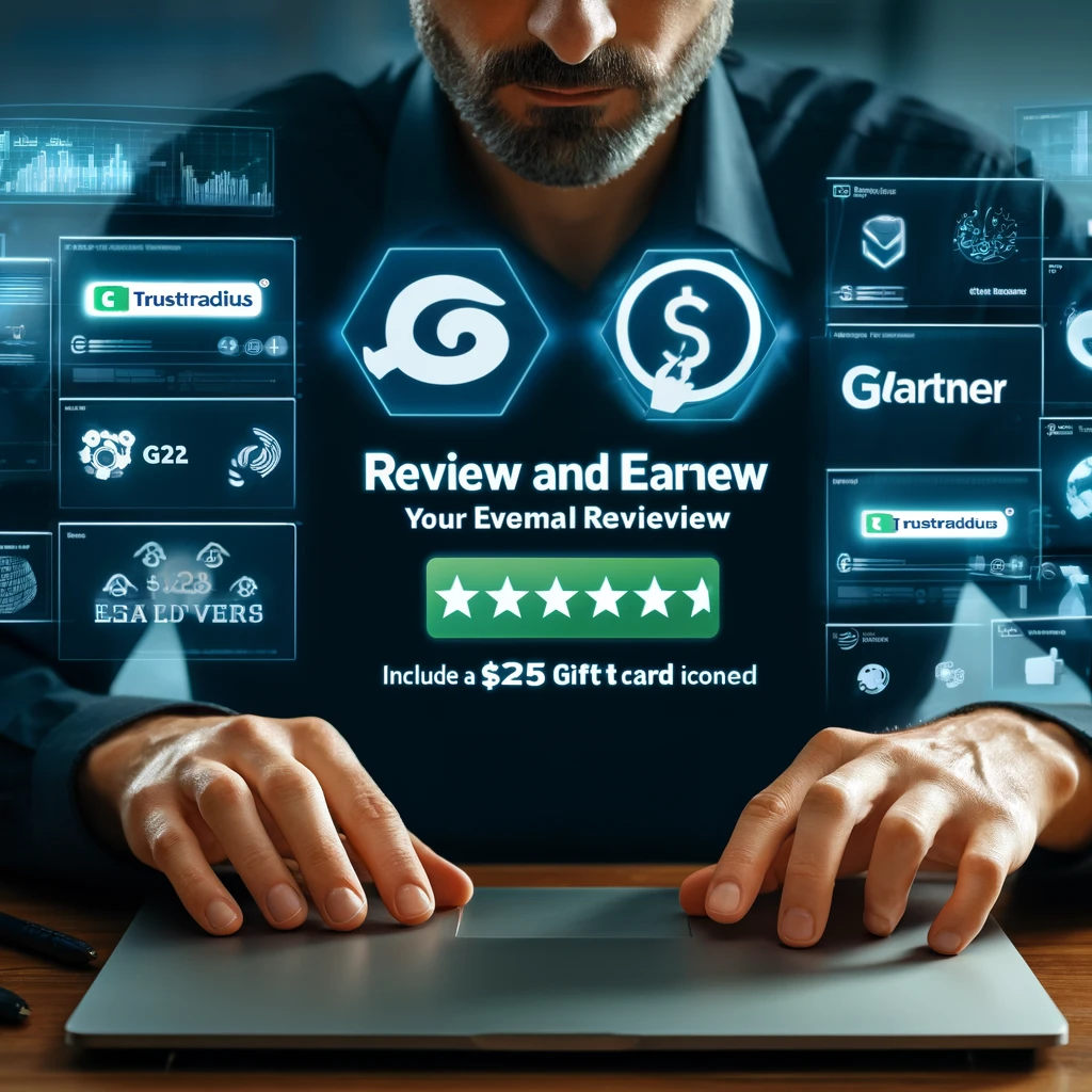 Professional user reviewing Vena Solutions on G2, TrustRadius, and Gartner